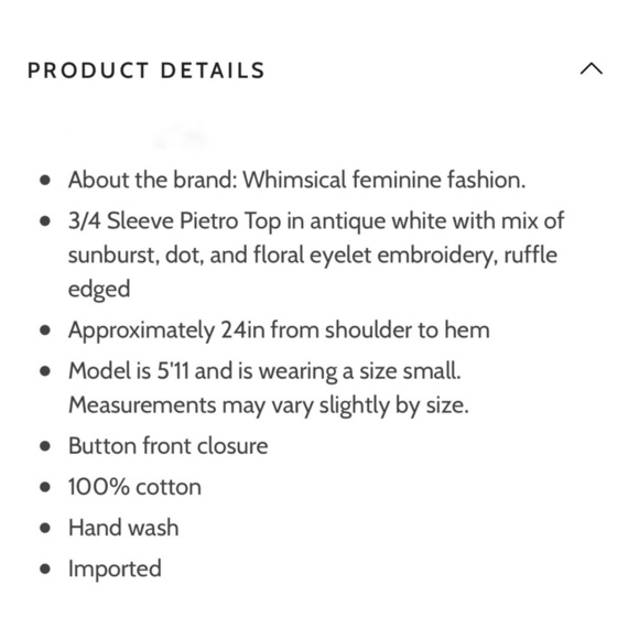 NEW LoveShackFancy pietro top - Picture 3 of 7